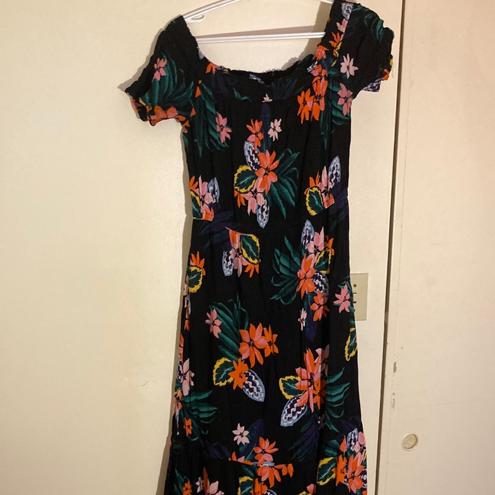 Black Floral Old Navy Dress